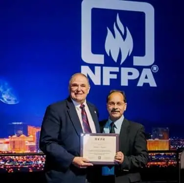 Tom Wysocki receives NFPA award