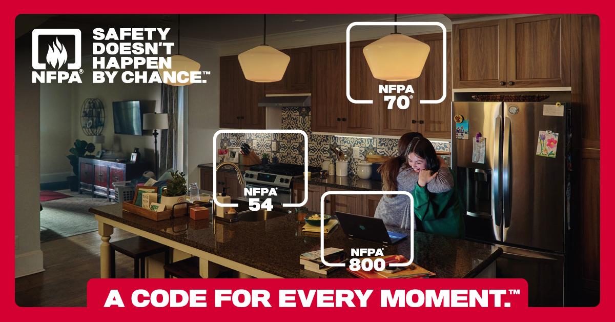 NFPA Codes contribute to safety at home, work, play